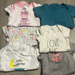 2/$20 Assorted Baby Onesies Set